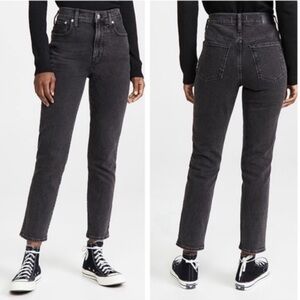 Madewell Classic Straight Leg Jeans Lunar Wash 25 High Rise Denim Skate Boho Y2K